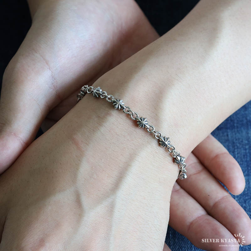 Qoo10] silver KYASYA シルバー925 スターチェーンブレスレッ