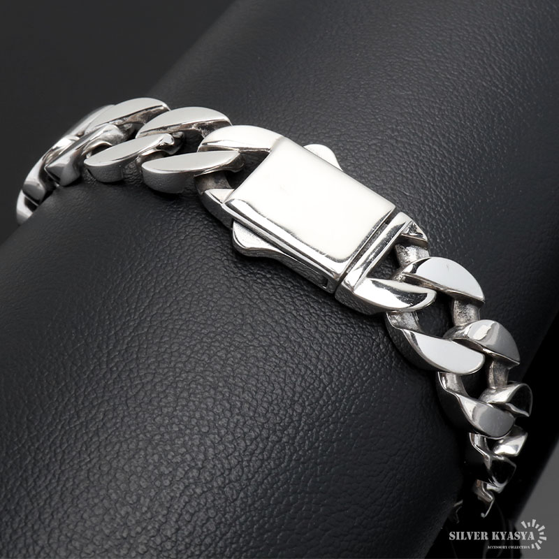Qoo10] silver KYASYA シルバー925 喜平チェーンブレスレット