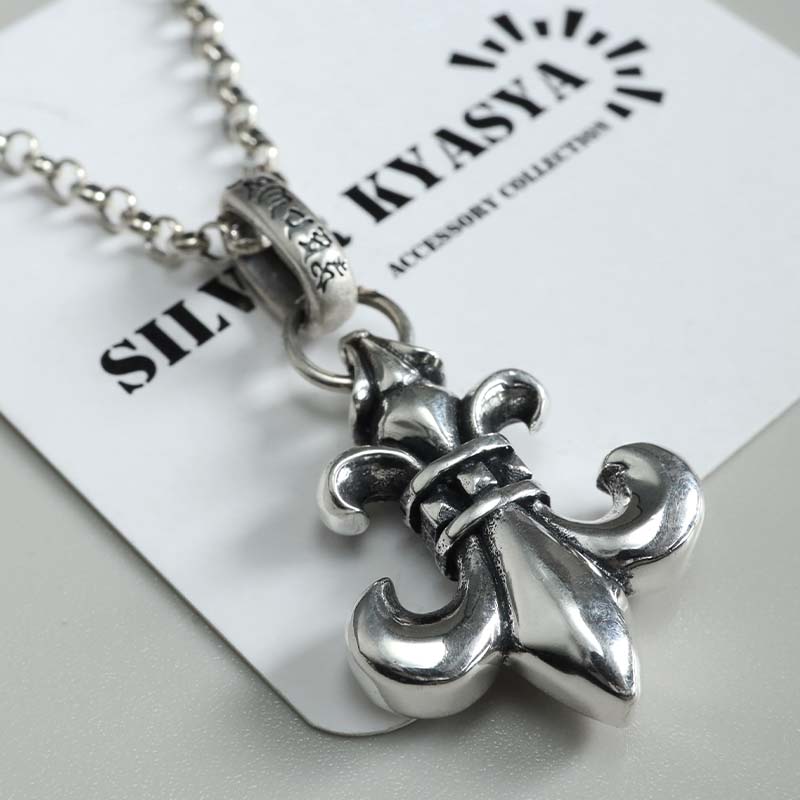 Qoo10] silver KYASYA シルバー925 フレアネックレス 50c